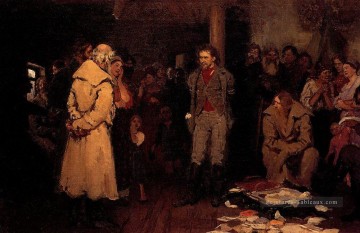 mettre un propagandiste en état d’arrestation 1878 Ilya Repin Peinture à l'huile